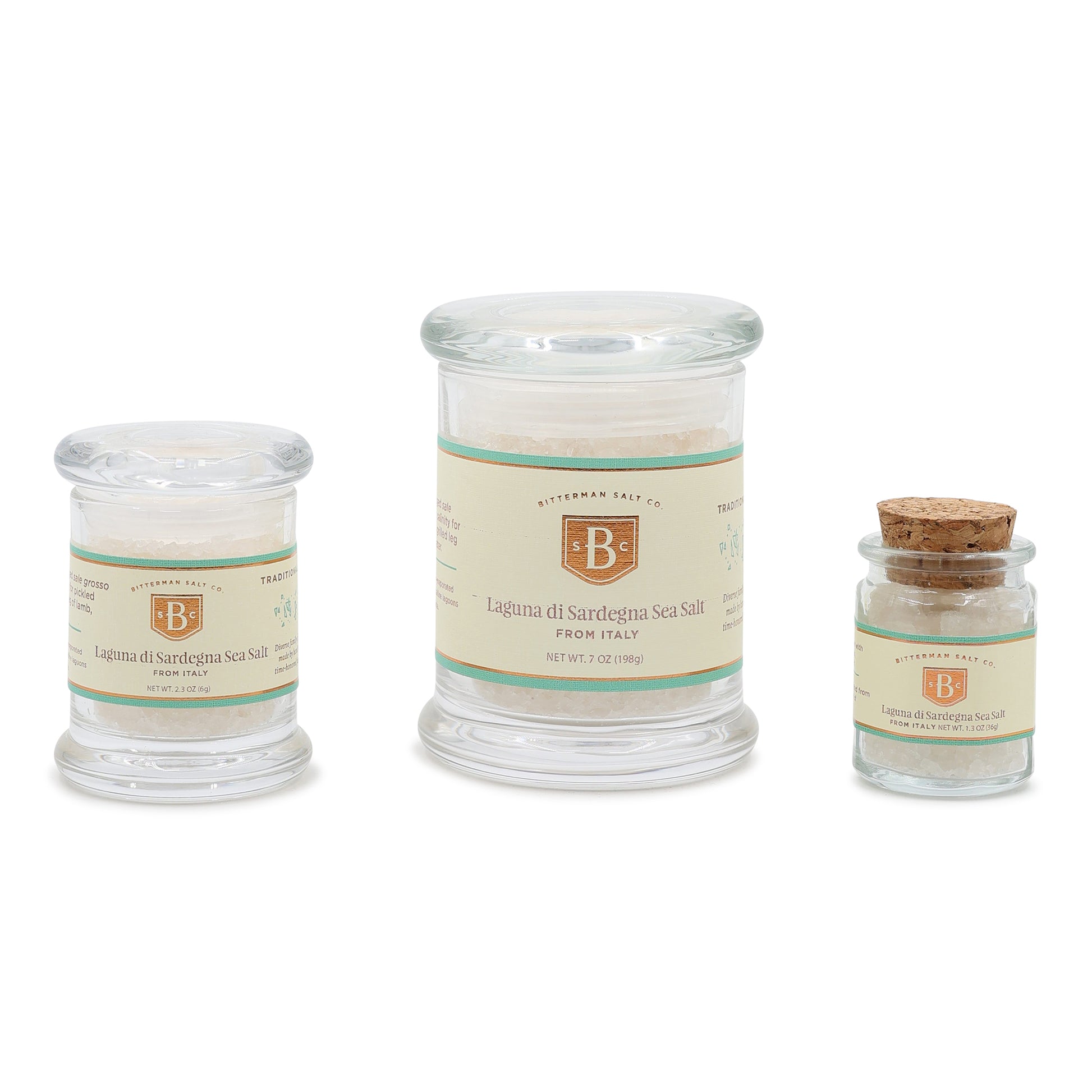Laguna di Sardegna Sea Salt all three sizes