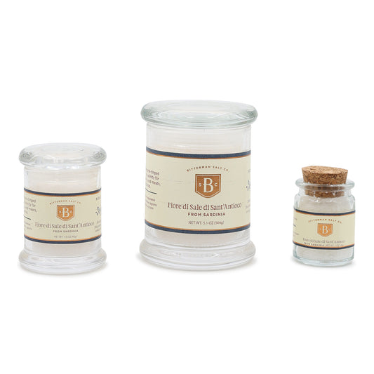 Fiore di Sale di Sant'Antioco all three sizes