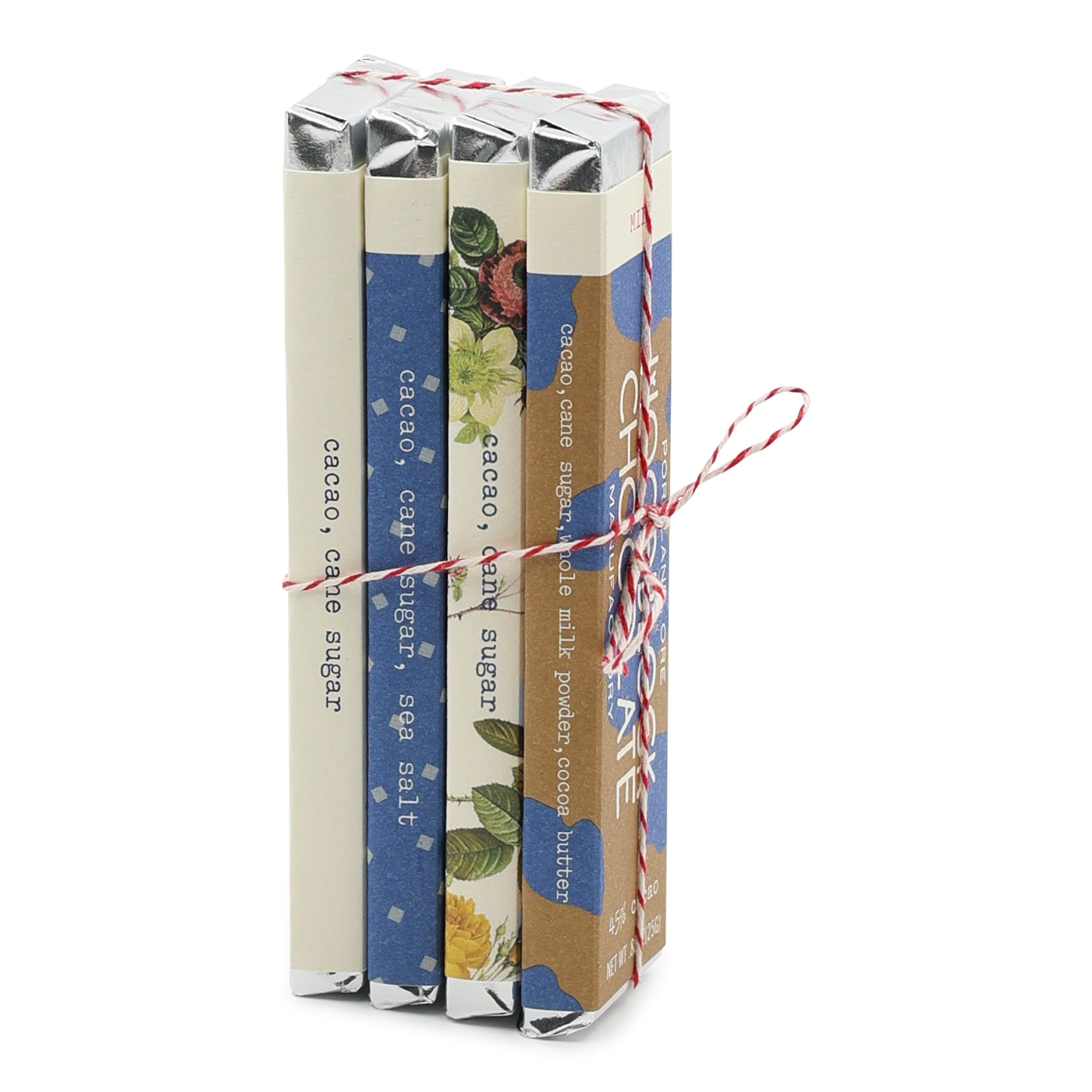 Woodblock Chocolate Tasting Flight - Set of 4