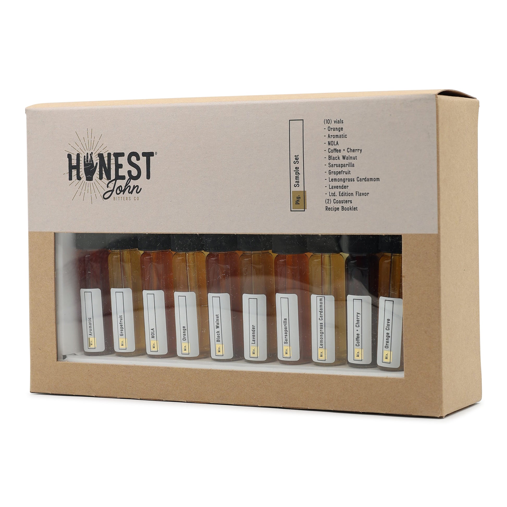 Honest John Bitters Set - 10 Pack