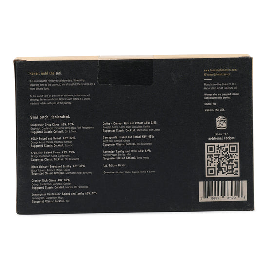 Honest John Bitters Set - 10 Pack