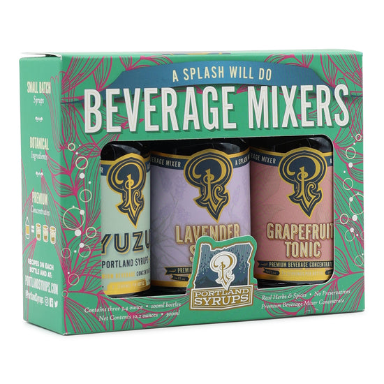 Portland Soda Works Cocktail and Soda Mixers Gift Set - Green Box