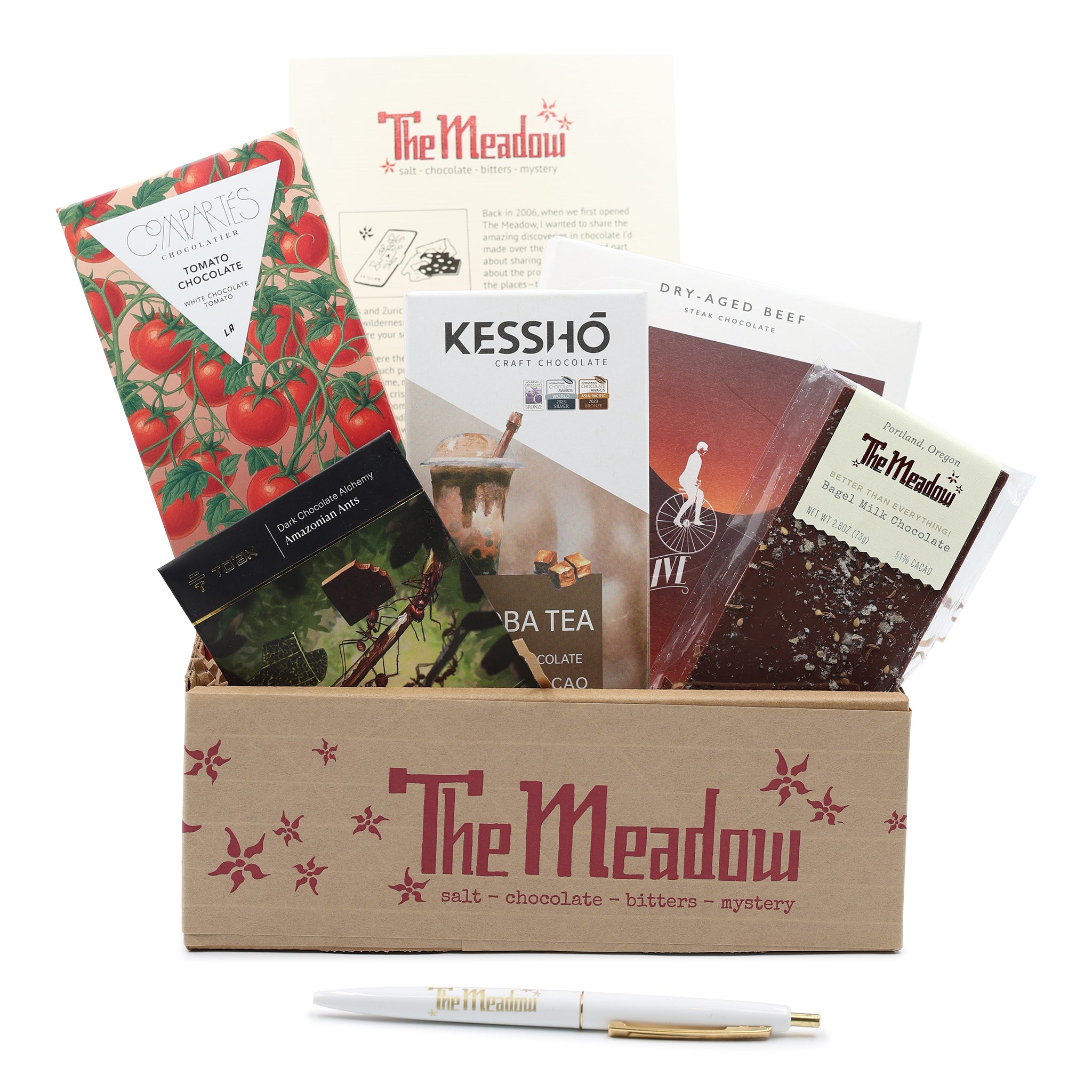 Weird & Wacky Chocolate Tasting Flight Box – The Meadow