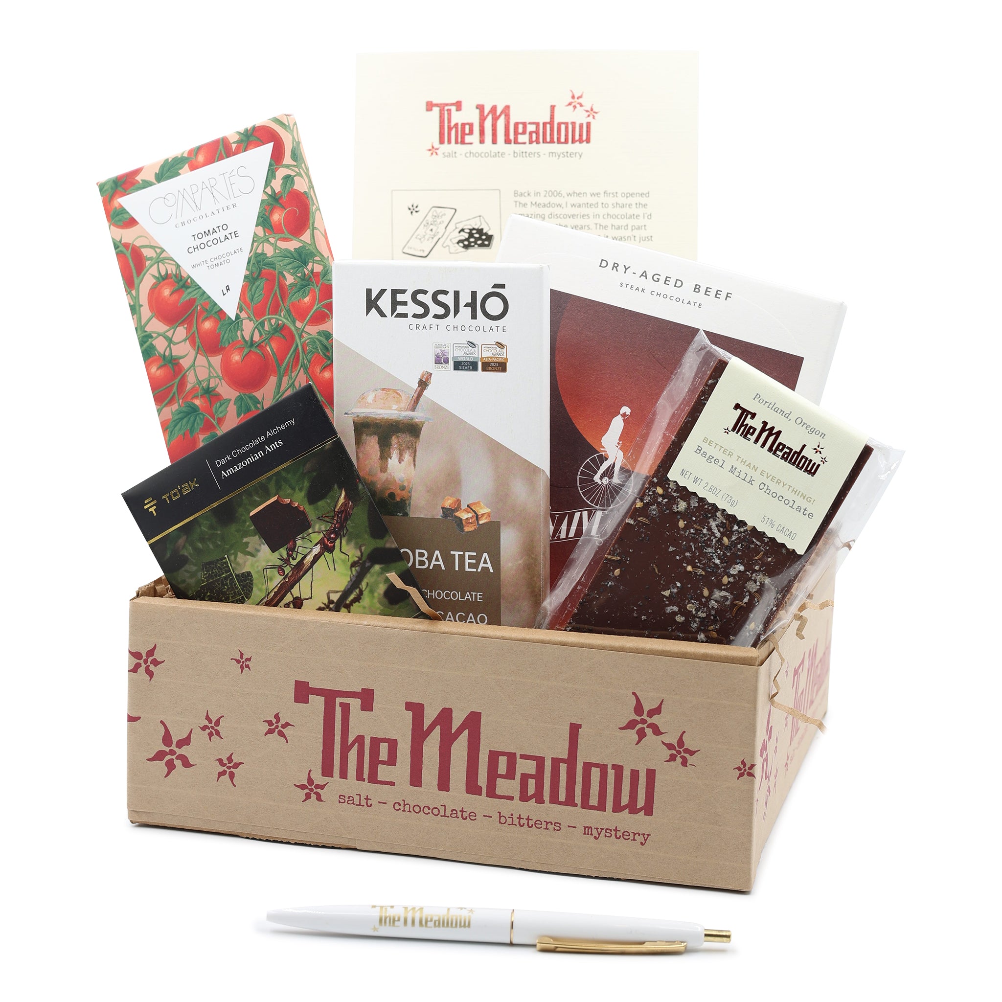 Weird & Wacky Chocolate Tasting Flight Box – The Meadow