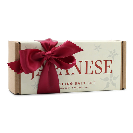 Japanese Salt Set with red bow