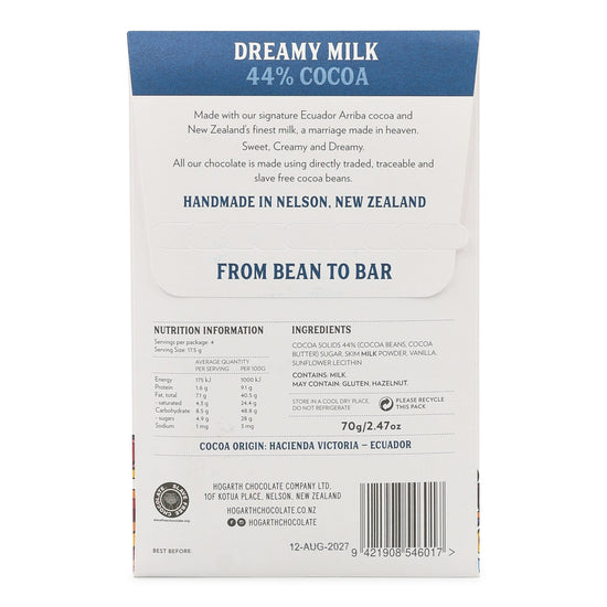 Hogarth Chocolate 44% Dreamy Milk Chocolate