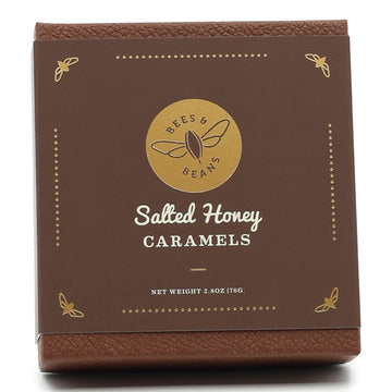 Bees & Beans Salted Honey Caramels