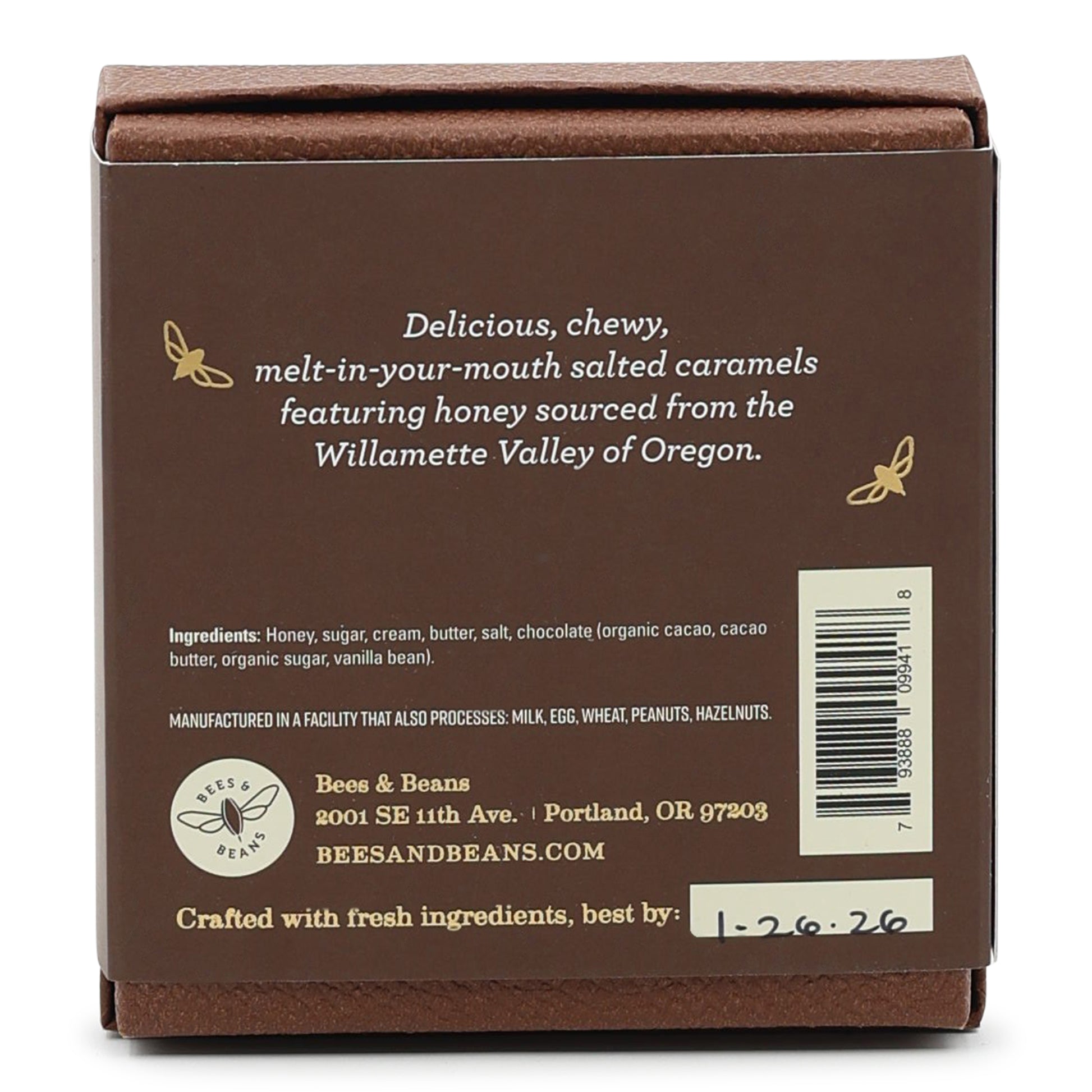 Bees & Beans Salted Honey Caramels