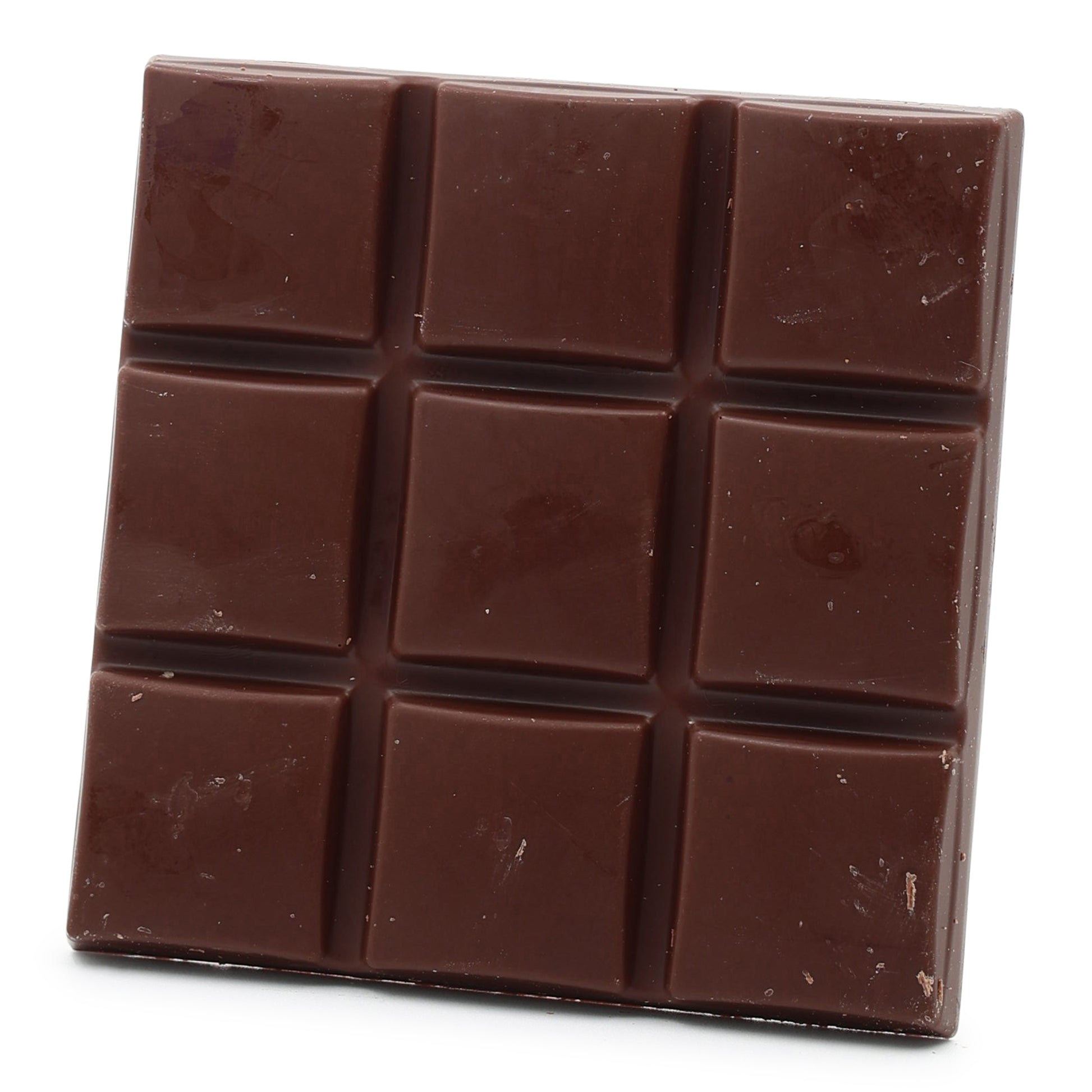 Valley Isle Chocolate 70% Dark Chocolate with Hawaiian Chili Pepper unwrapped