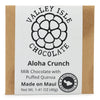 Valley Isle Chocolate "Aloha Crunch" 55% Dark Milk Chocolate with Puffed Quinoa
