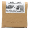 Valley Isle Chocolate "Aloha Crunch" 55% Dark Milk Chocolate with Puffed Quinoa back