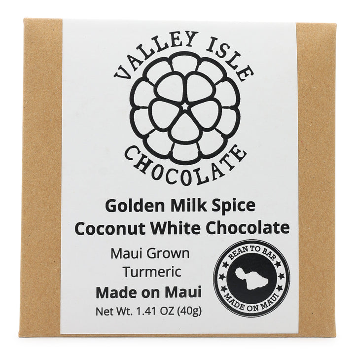 Valley Isle Chocolate Golden Milk Spice Coconut White Chocolate