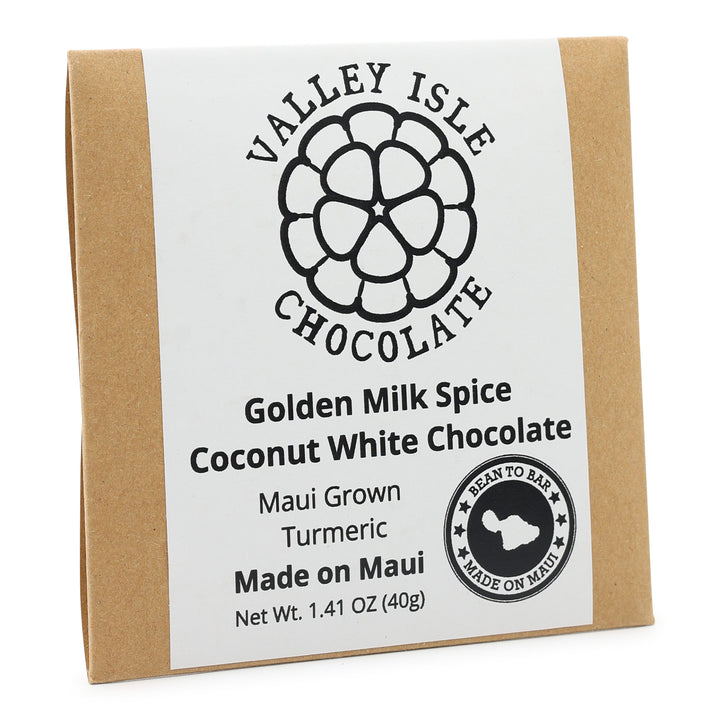 Valley Isle Chocolate Golden Milk Spice Coconut White Chocolate