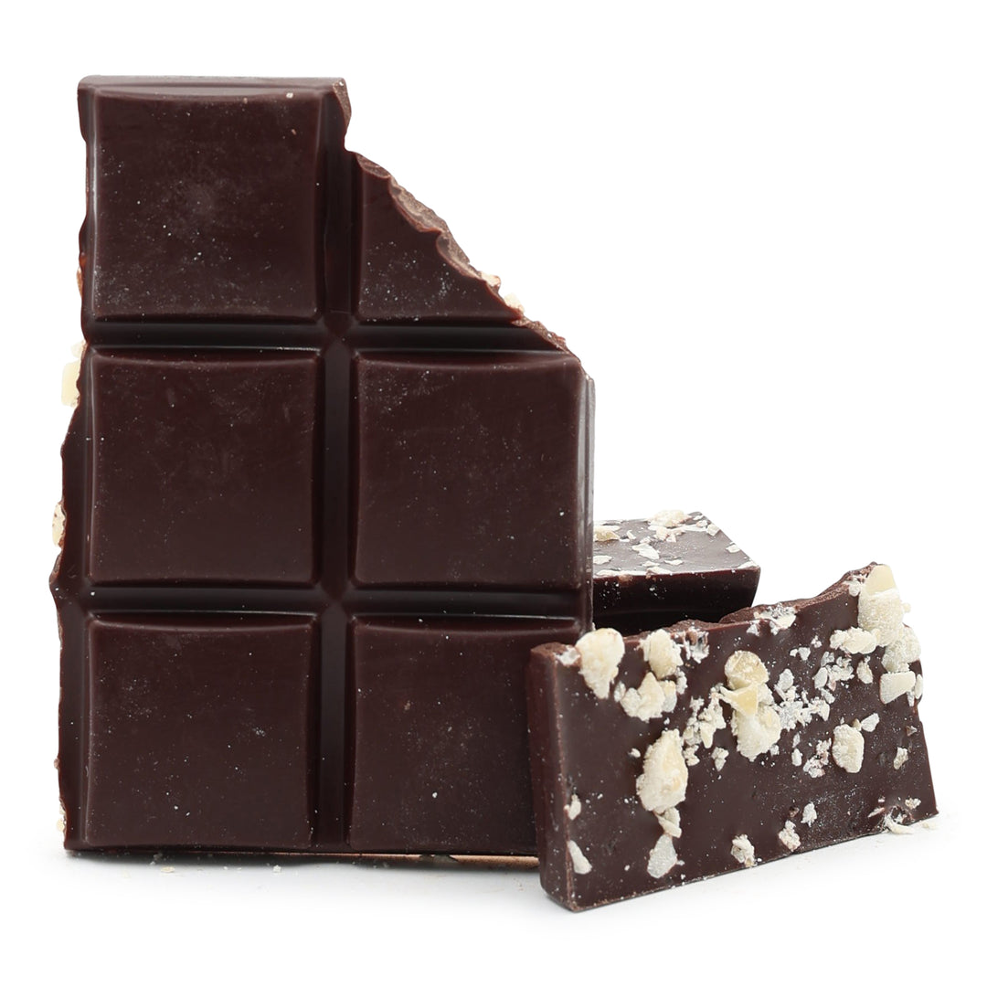 Valley Isle Chocolate 70% Ecuador Dark Chocolate with Macadamia Nuts and Sea Salt