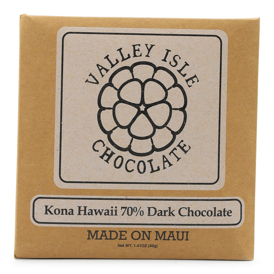 Valley Isle Chocolate 70% Kona Dark Chocolate