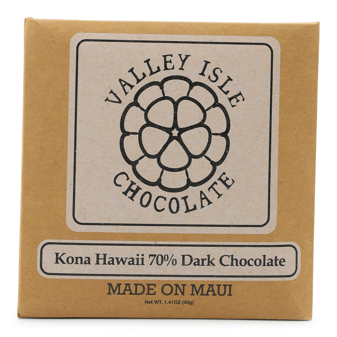 Valley Isle Chocolate 70% Kona Dark Chocolate