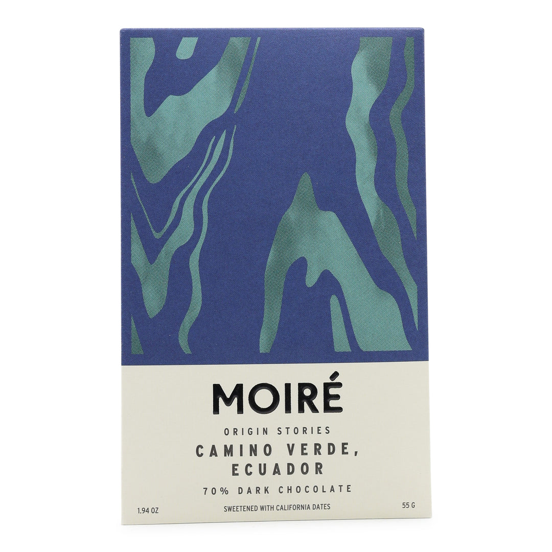 Moiré Chocolate Camino Verde, Ecuador 70%  Dark Chocolate