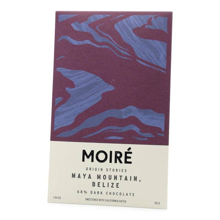 Moiré Chocolate Maya Mountain, Belize 68%  Dark Chocolate