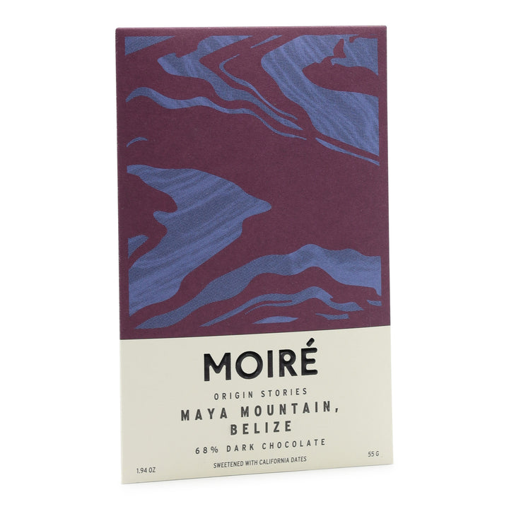 Moiré Chocolate Maya Mountain, Belize 68%  Dark Chocolate