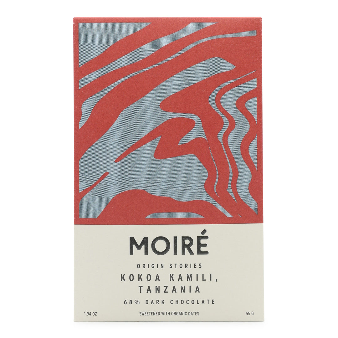 Moiré Chocolate Kokoa Kamili, Tanzania 68%  Dark Chocolate