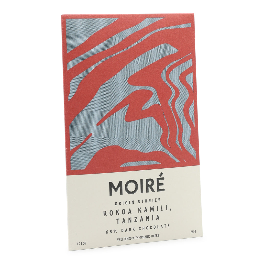 Moiré Chocolate Kokoa Kamili, Tanzania 68%  Dark Chocolate