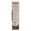 Ranger 66% Dark Chocolate with Maple Sugar back