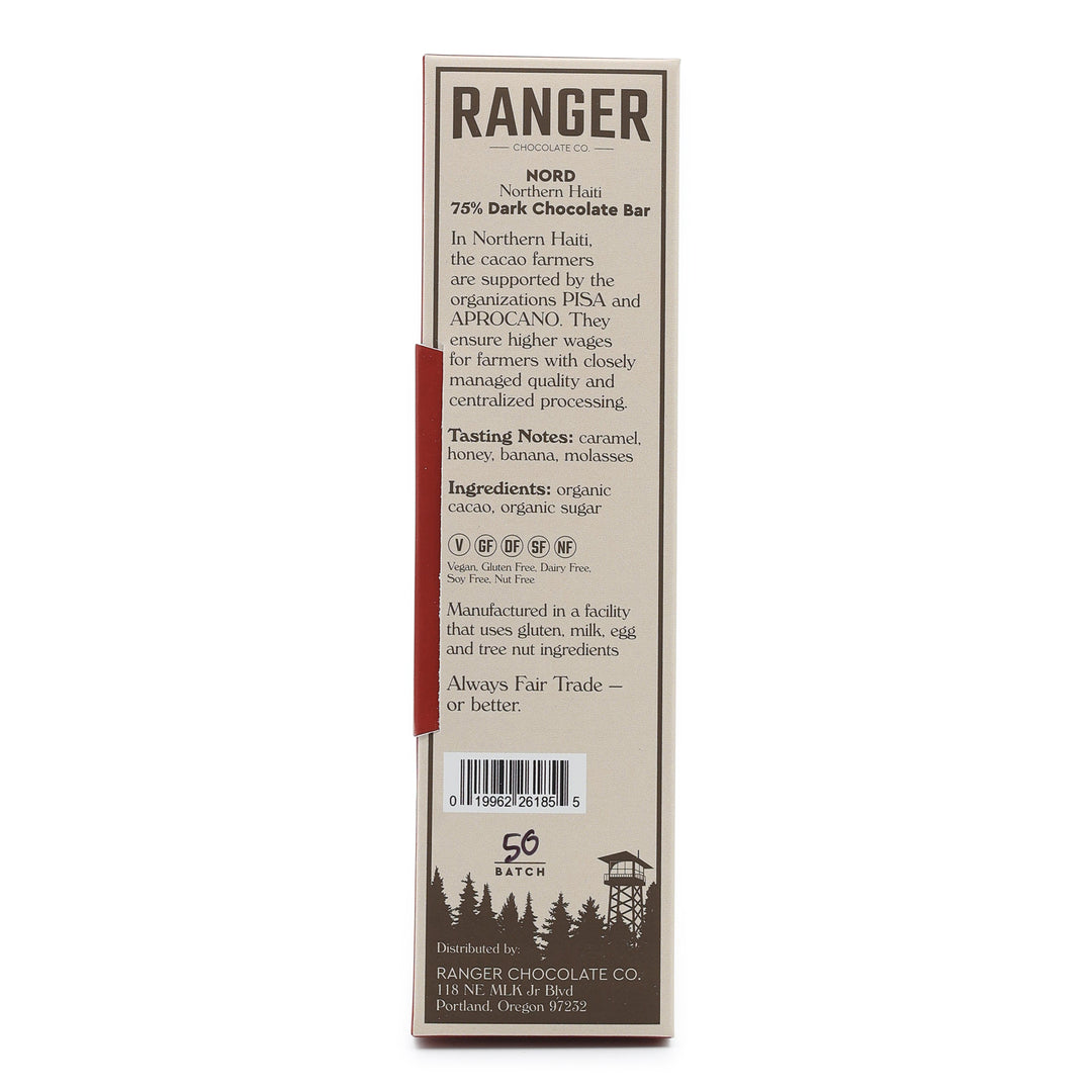 Ranger Nord Haiti 75% Dark Chocolate