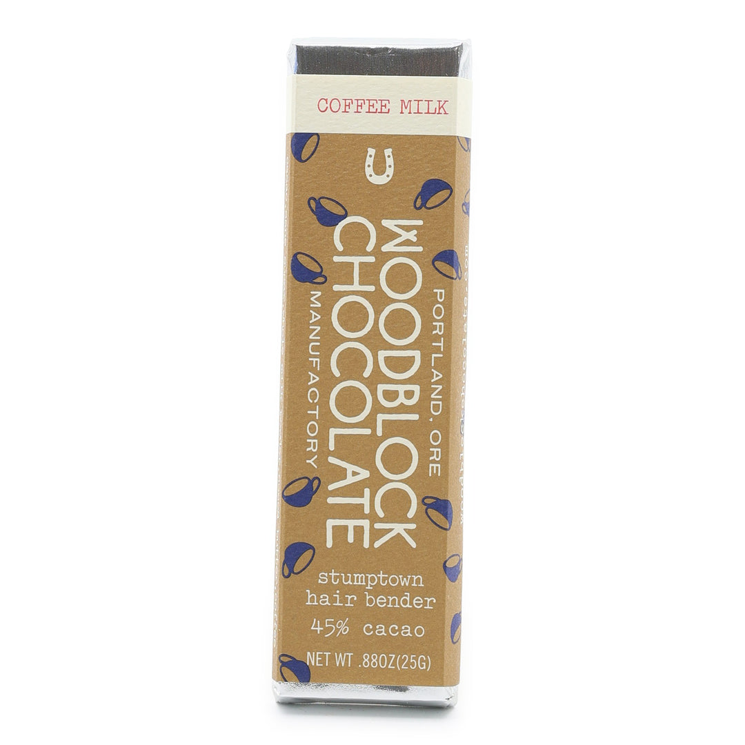 Woodblock Dark Milk Chocolate with Coffee