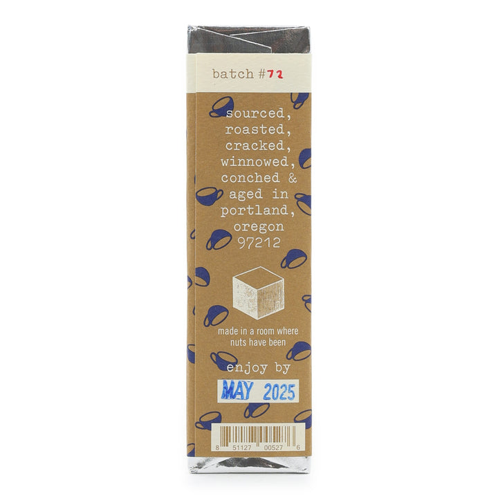 Woodblock Dark Milk Chocolate with Coffee