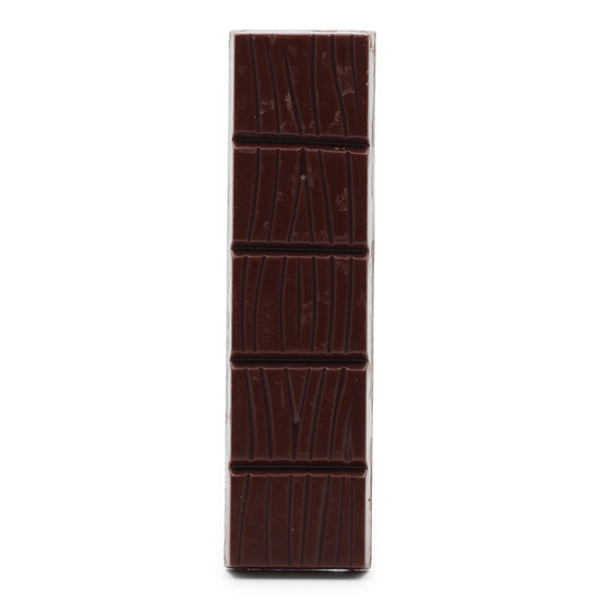 Woodblock Malted Milk Chocolate unwrapped