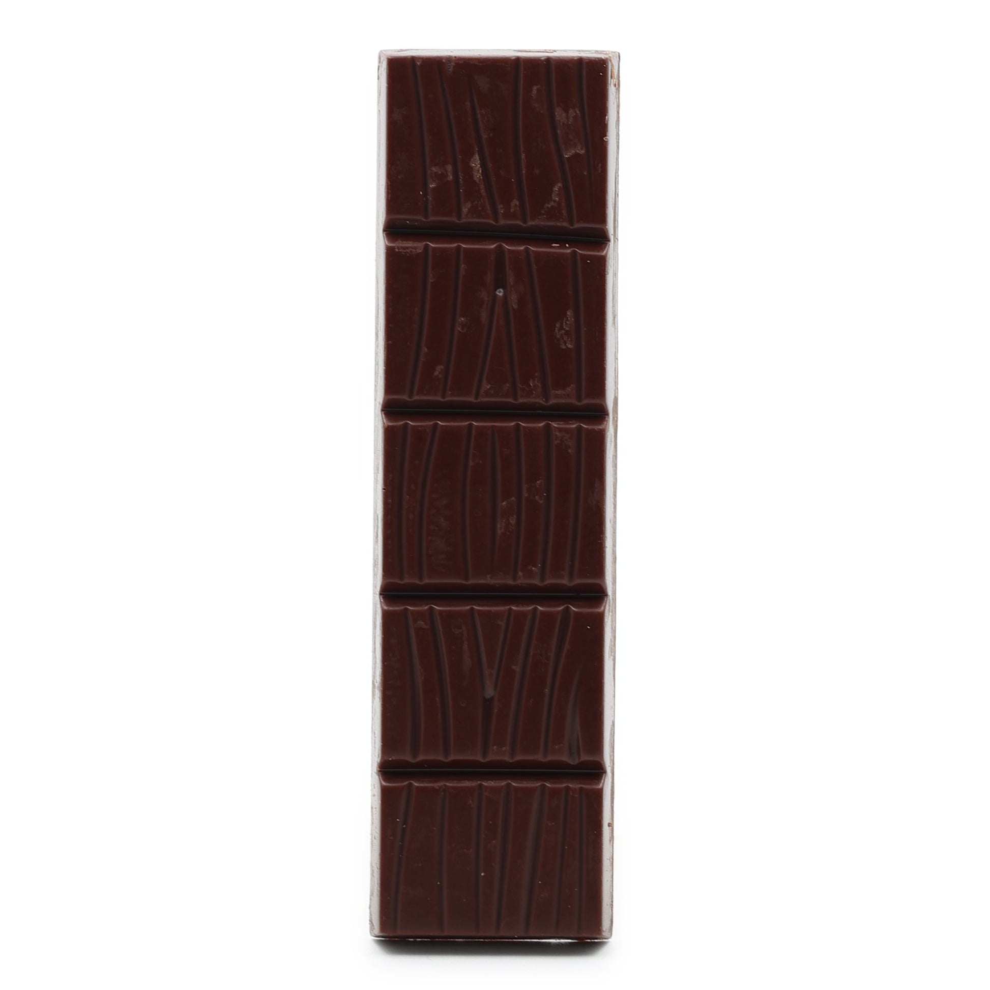 Woodblock Malted Milk Chocolate unwrapped