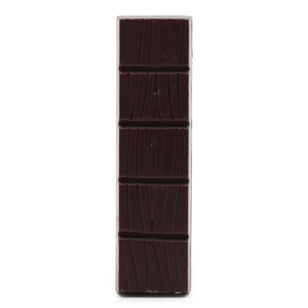 Woodblock Spring Blend Dark Chocolate unwrapped