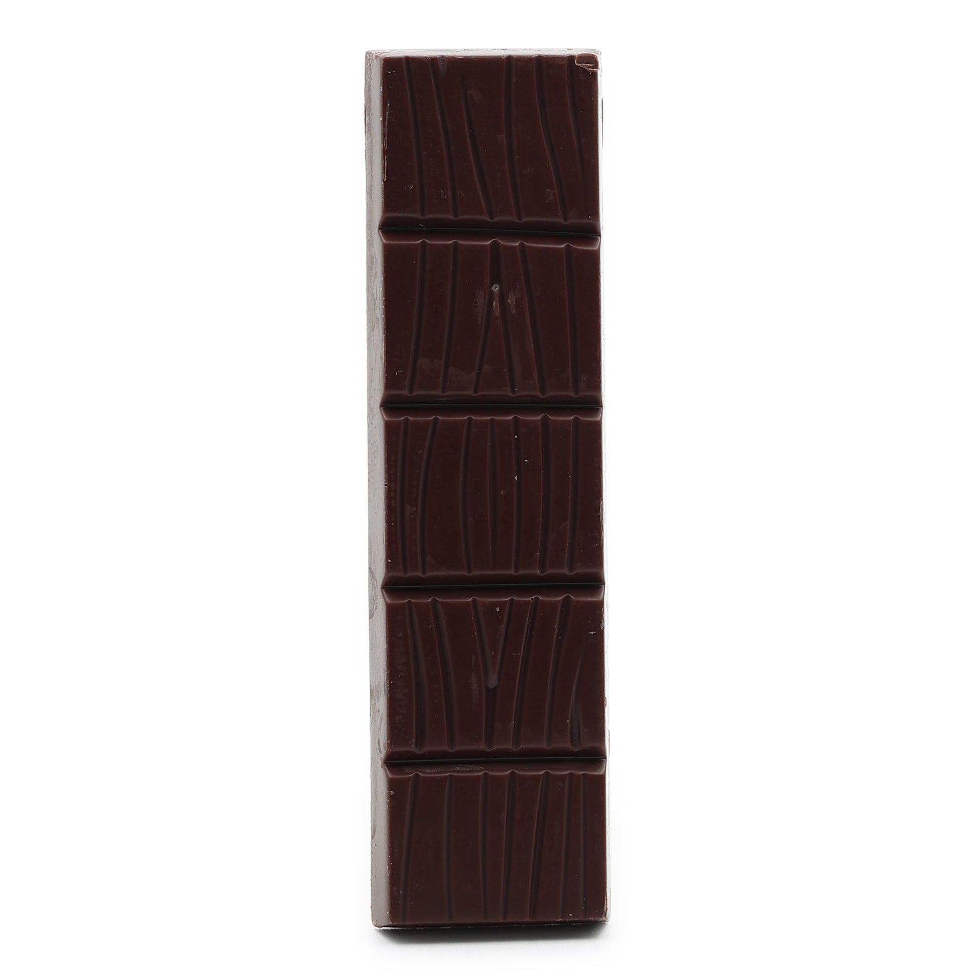 Woodblock 70% Dark Chocolate with Salt unwrapped