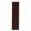 Woodblock Dark Milk Chocolate unwrapped
