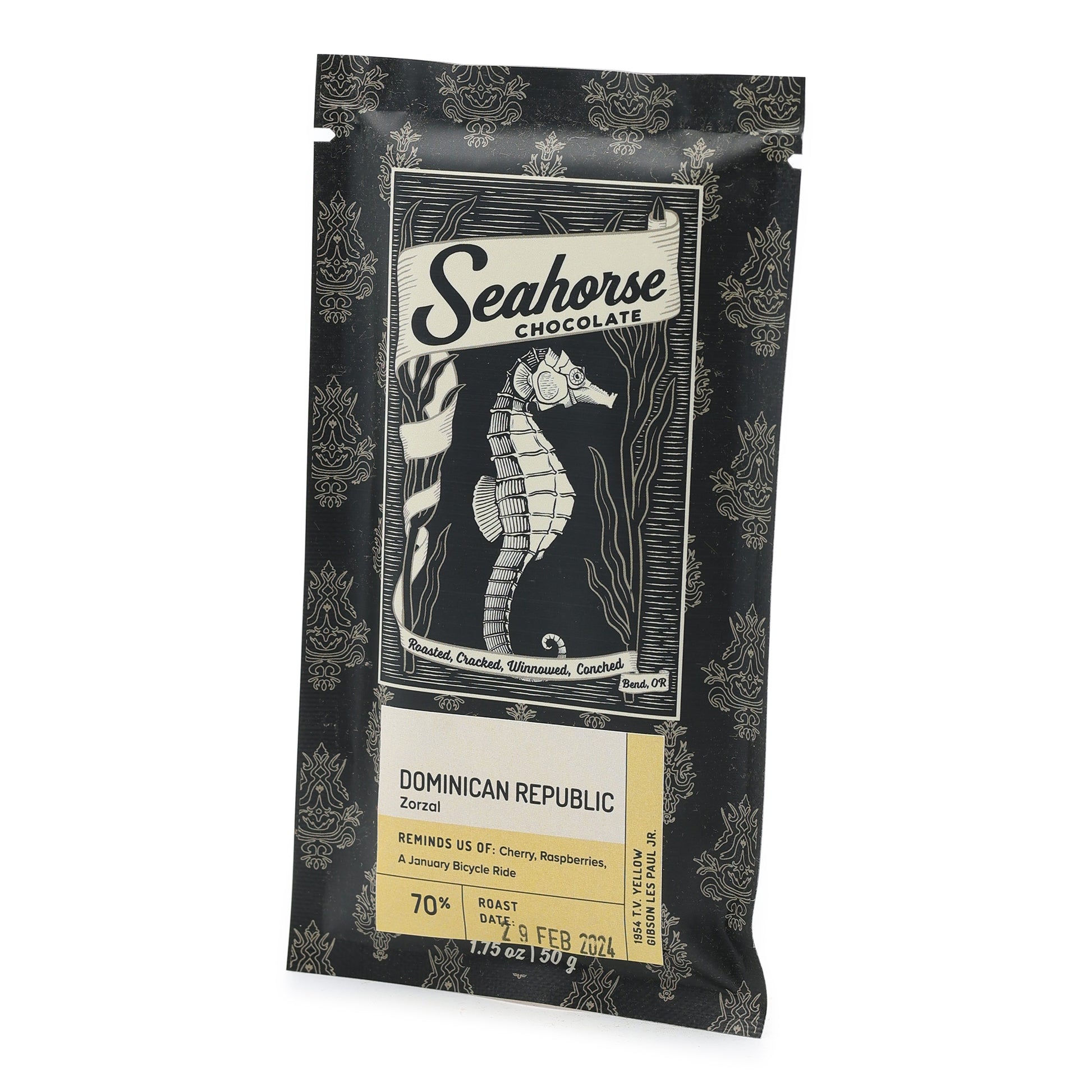 Seahorse Dominican Republic 70% Dark Chocolate
