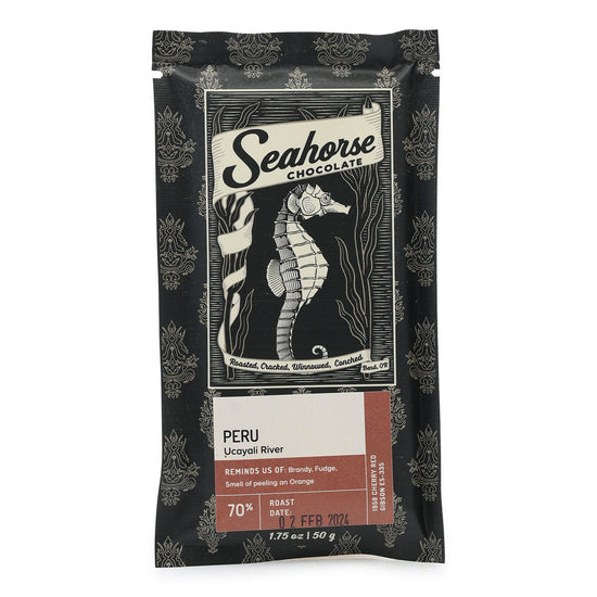 Seahorse Chocolate Peru Ucayali River 70% Dark Chocolate