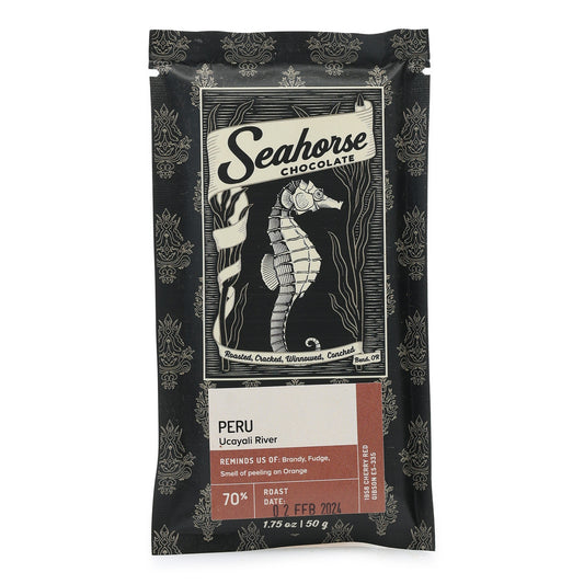 Seahorse Chocolate Peru Ucayali River 70% Dark Chocolate