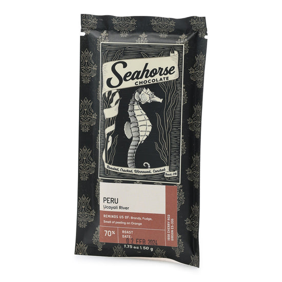 Seahorse Chocolate Peru Ucayali River 70% Dark Chocolate