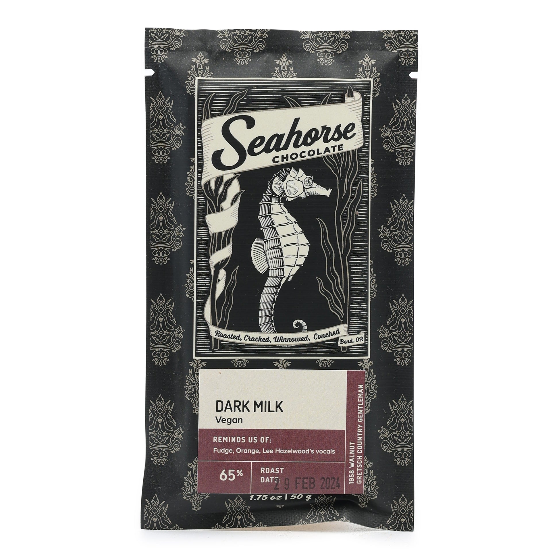 Seahorse 65% Dark Coconut Milk Chocolate