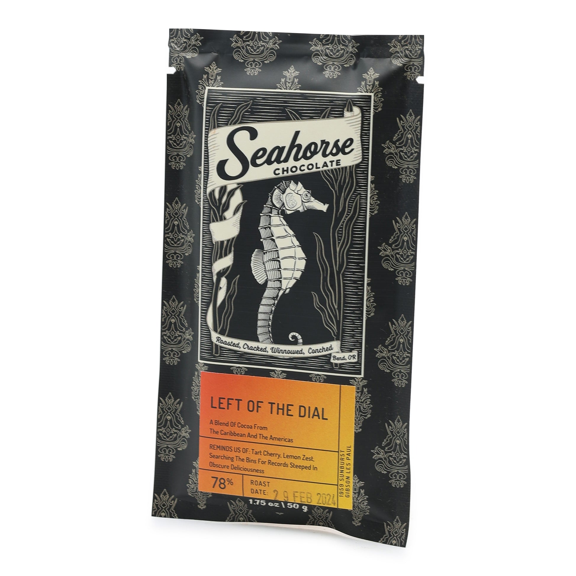 Seahorse Chocolate Left of the Dial 78% Dark Chocolate