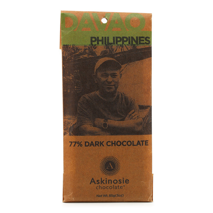 Askinosie Davao 77% Dark Chocolate