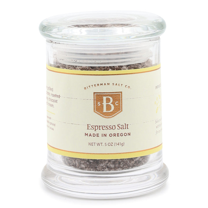 Bitterman's Espresso Flake Salt large jar