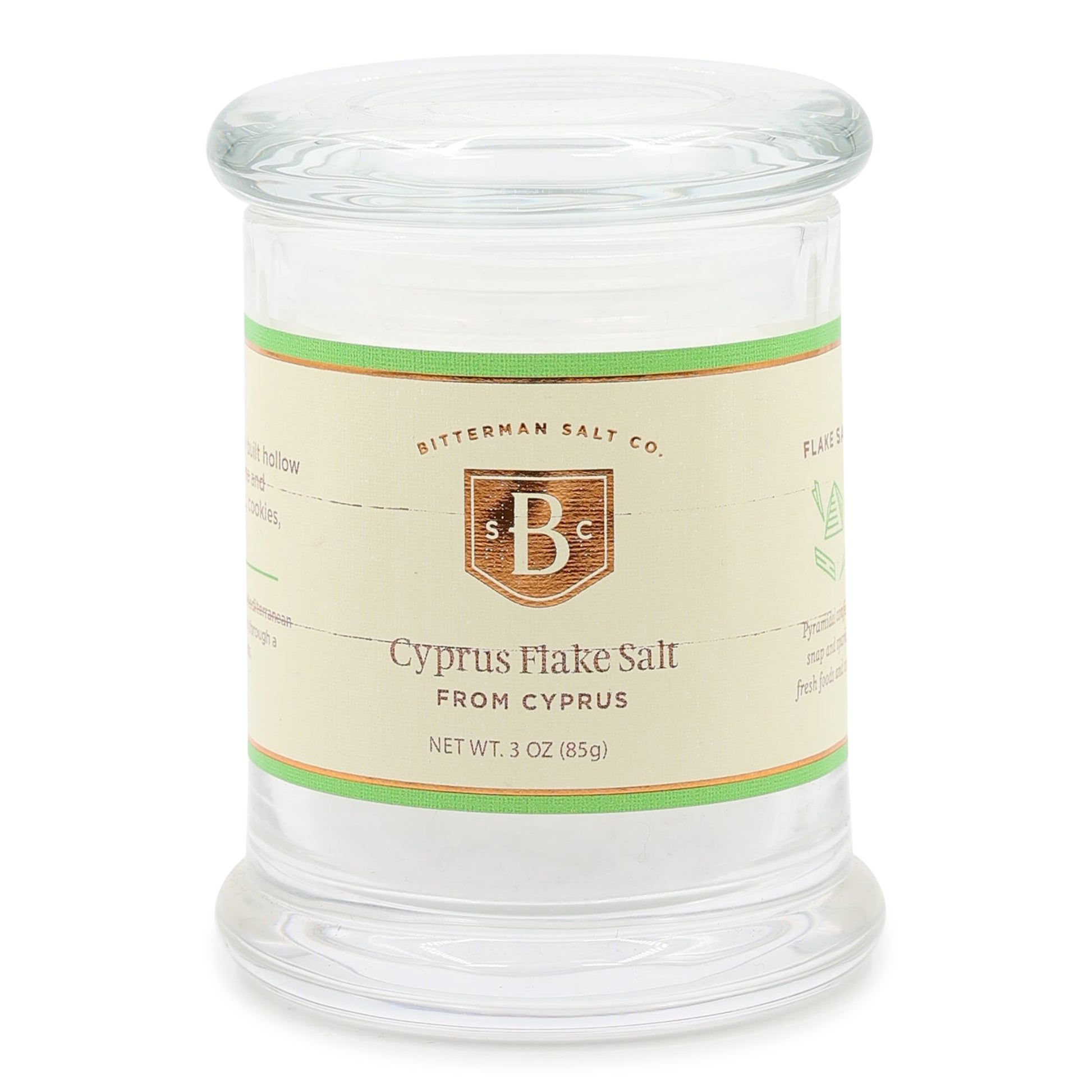 Cyprus Silver Flake Sea Salt large jar