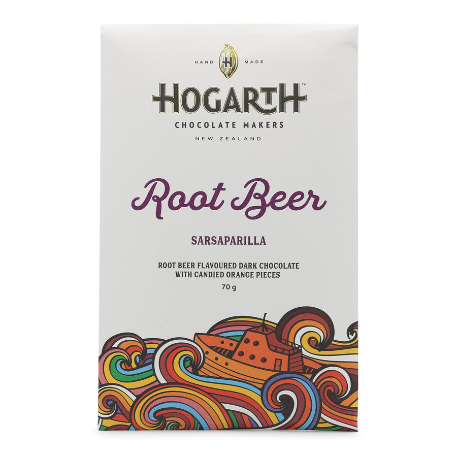 Hogarth Chocolate 68% Dark Chocolate with Rootbeer