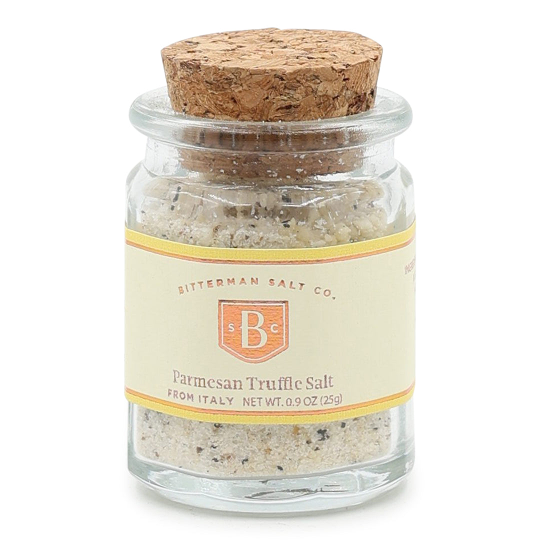 Parmesan Truffle Salt cork jar