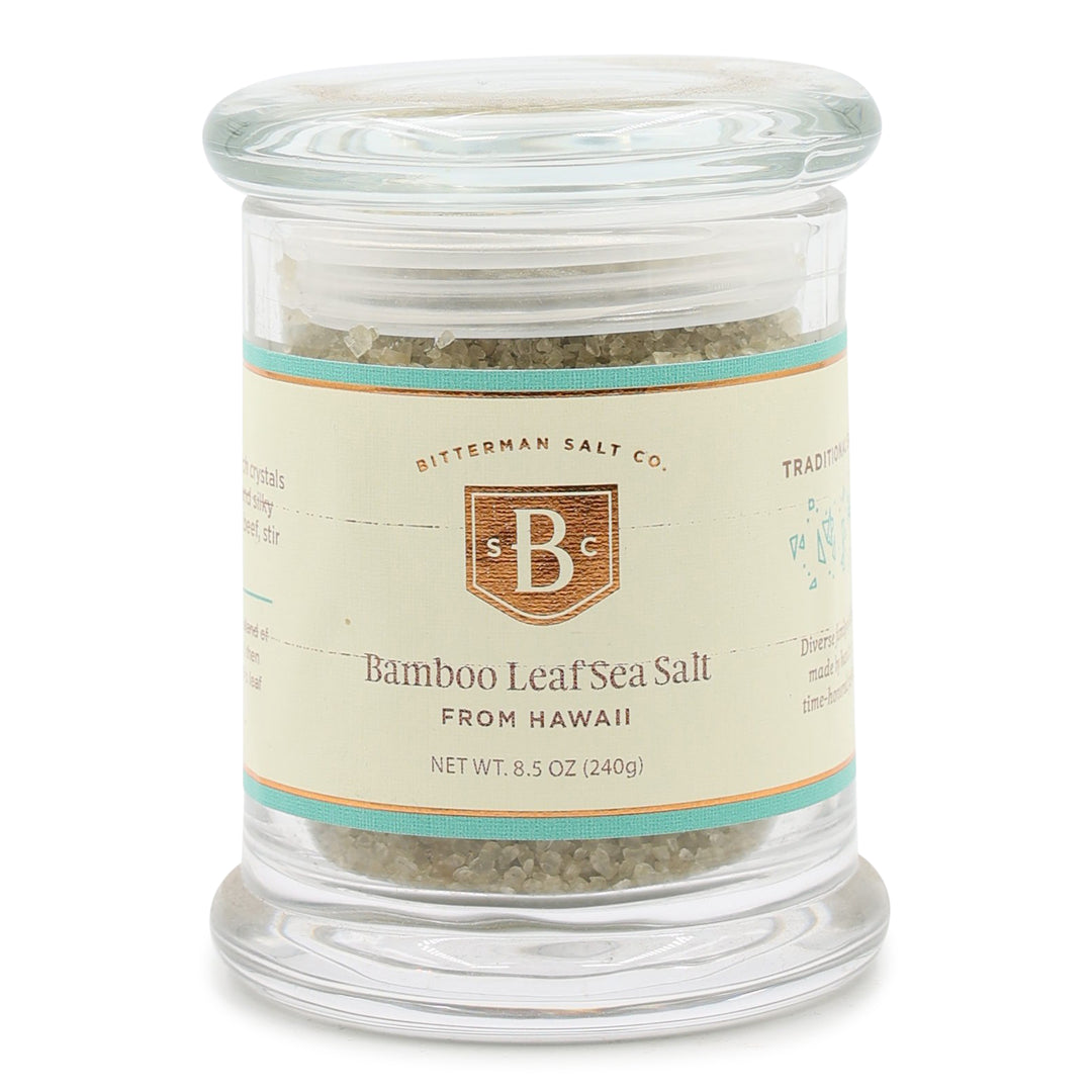 Bamboo Leaf Hawaiian Sea Salt large jar