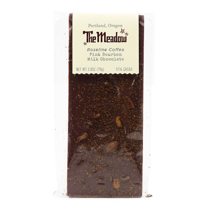 The Meadow Milk Chocolate with Roseline Coffee Colombian Pink Bourbon Coffee