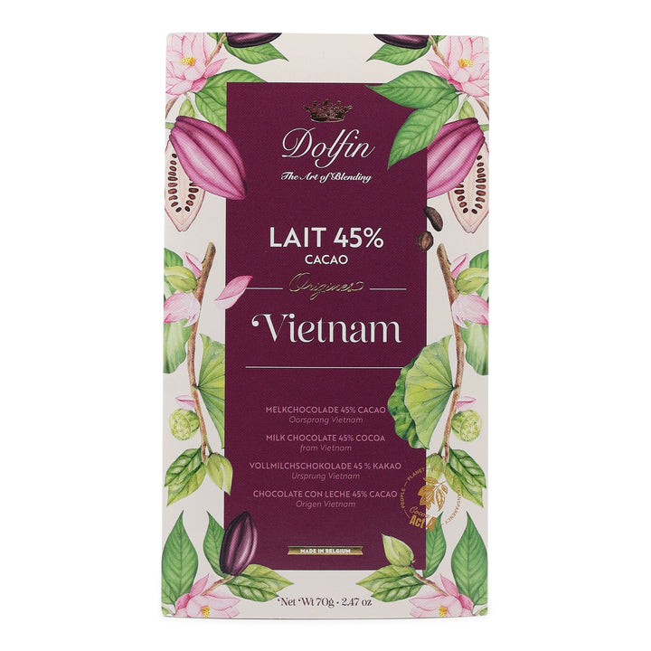 Dolfin Vietnam 45% Milk Chocolate