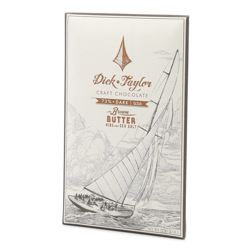 Dick Taylor Dark Chocolate with Brown Butter, Nibs and Sea Salt