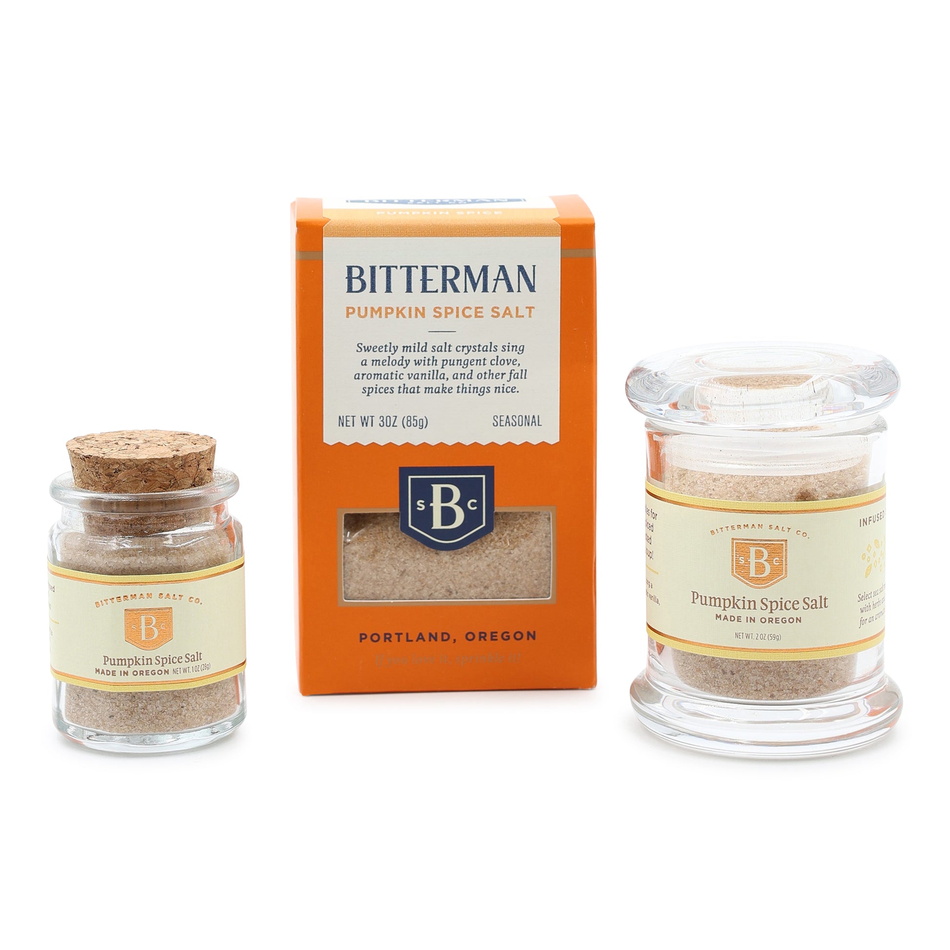 Bitterman's Pumpkin Spice Sea Salt all sizes